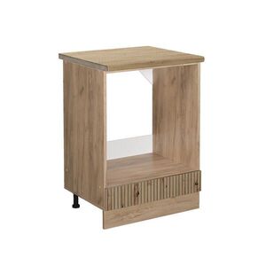 Vicco SKŘÍŇKA NA VESTAVĚNOU TROUBU R-Line Řemeslný dub 60 cm , PD Dub obraz