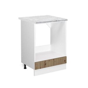 Vicco SKŘÍŇKA NA VESTAVĚNOU TROUBU R-Line Řemeslný dub 60 cm , PD Mramor obraz