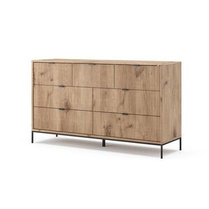 Vicco PŘÍBORNÍK Eliza Dub Viking 42 x 81 cm se 7 zásuvkami obraz