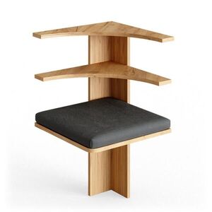 Vicco LAVICE DO JÍDELNY DO ROHU Roman Zlatý mocný dub 43.5 x 43.5 cm obraz