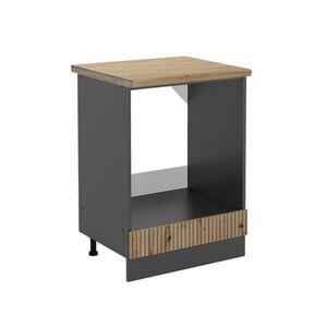 Vicco SKŘÍŇKA NA VESTAVĚNOU TROUBU R-Line Řemeslný dub 60 cm , PD Dub obraz
