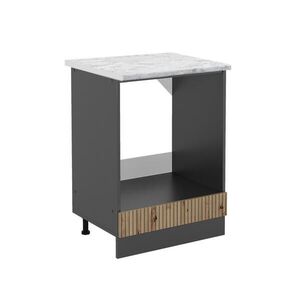Vicco SKŘÍŇKA NA VESTAVĚNOU TROUBU R-Line Řemeslný dub 60 cm , PD Mramor obraz