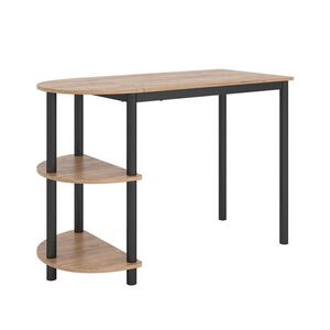 Vicco KUCHYŇSKÝ STŮL Freetown Dub Goldkraft/černá 110 x 50 cm s otevřenými policemi obraz