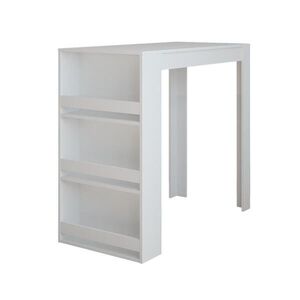 Vicco BAROVÝ STŮL Repose Bílá 57 x 117 cm obraz