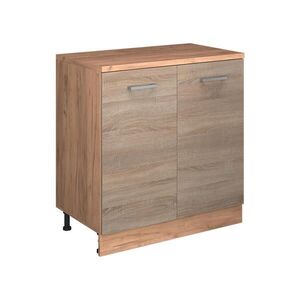 Vicco ROZŠIŘUJÍCÍ SKŘÍŇKA Rion, Sonoma/Zlatý mocný dub, 80 x 46 cm bez šikminy se 2 dveřmi obraz