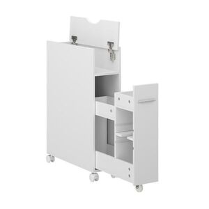 Vicco TOALETNÍ SKŘÍŇKA Niva Bílá 18 x 71.3 cm S výsuvnou přihrádkou obraz