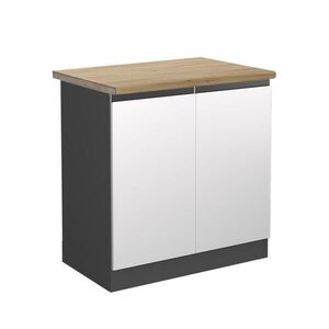 Vicco SKŘÍŇKA POD DŘEZ R-Line Bílá 80 cm , PD Dub obraz