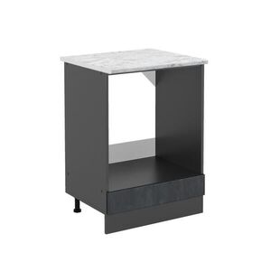Vicco SKŘÍŇKA NA VESTAVĚNOU TROUBU R-Line Černý beton 60 cm PD Mramor obraz
