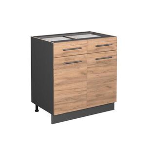 Vicco SPODNÍ SKŘÍŇKA KUCHYŇSKÉ LINKY Fame-Line Zlatý mocný dub 80 cm bez pracovní desky obraz