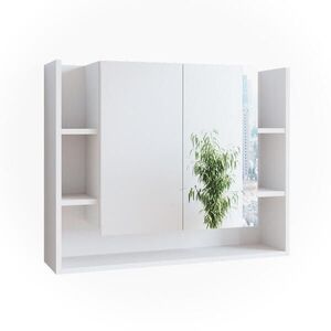 Vicco KOUPELNOVÁ ZRCADLOVÁ SKŘÍŇKA Elira Bílá 80.2 x 64 cm obraz