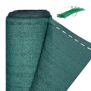 Relaxdays PLOTOVÁ CLONA tmavě zelená HDPE 2, 0x15 m obraz