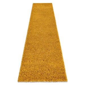 rugsX BĚHOUN SOFFI shaggy 5cm zlato - do kuchyně, předsíně, chodby, haly 60/200 cm obraz