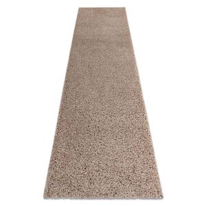 rugsX BĚHOUN SOFFI shaggy 5cm béžový - do kuchyně, předsíně, chodby, haly 60/250 cm obraz
