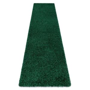 rugsX BĚHOUN SOFFI shaggy 5cm láhev zelená - do kuchyně, předsíně, chodby, haly 80/200 cm obraz