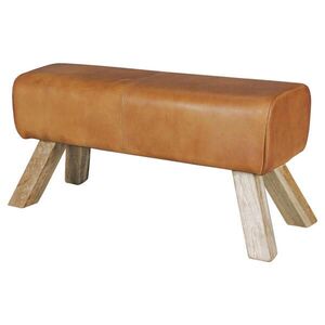 MID.YOU TABURET, kůže, 90/43/30 cm obraz