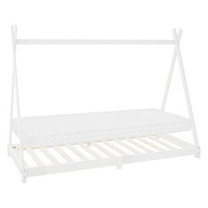 ML-DESIGN DĚTSKÁ POSTEL Tipi s matrací 90x200 cm bílá obraz