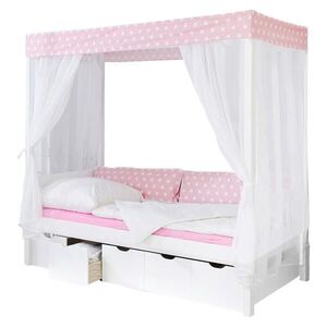 Livetastic POSTEL S NEBESY, 90/200 cm růžová, bílá obraz