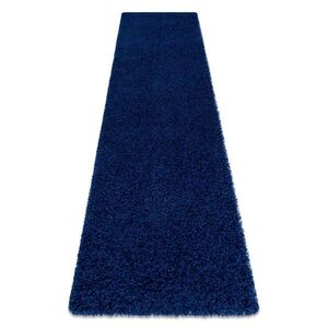 rugsX BĚHOUN SOFFI shaggy 5cm tmavě modrý - do kuchyně, předsíně, chodby, haly 60/300 cm obraz