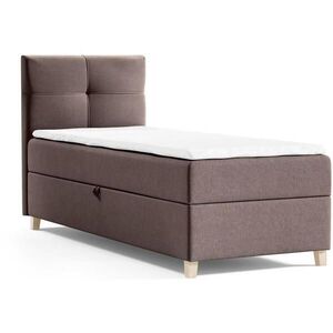 Beautysofa ČALOUNĚNÁ postel Helen Mini 103/206/106, hnědá obraz