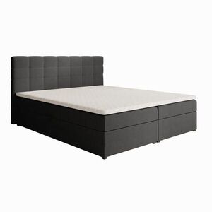 Beautysofa ČALOUNĚNÁ postel Topiq 184/203/103, černá obraz