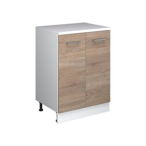 Vicco KUCHYŇSKÁ SKŘÍŇKA POD ŠIKMOU STŘECHU R-Line, Sonoma, 60 cm bez šikminy se 2 dveřmi obraz