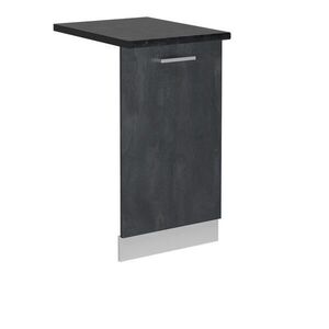 Vicco ČELNÍ PANEL MYČKY R-Line Černý beton 45 cm , PD Antracit obraz