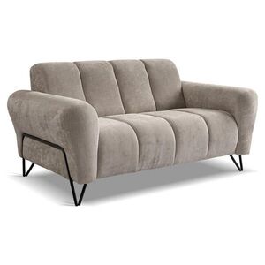 Beautysofa 2MÍSTNÁ pohovka Volare bez funkce spaní, cappuccino obraz