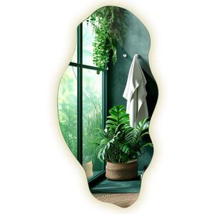 TULUP ZRCADLO Nepravidelné LED 100x50 cm 4000K obraz