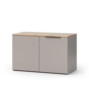 Vicco KREDENC Wido Greige 80 x 50 cm s dveřmi obraz