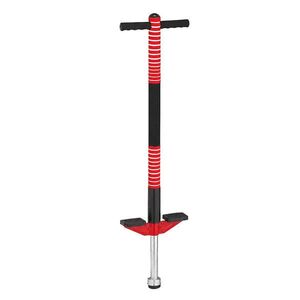 Relaxdays POGO-TYČ Červená nerezová ocel 15-35 kg obraz