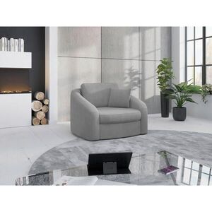 Sit & More KŘESLO, textil, šedá obraz