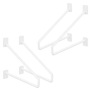 ML-DESIGN DRŽÁK NA POLIČKU, sada 2 ks, 220 mm, bílý obraz