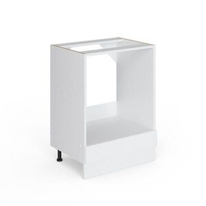 Vicco UNIVERZÁLNÍ ZÁKLADNÍ JEDNOTKA R-Line Bílá vysoký lesk 60 cm s velkou nikou, bez pracovní desky obraz
