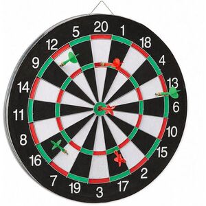 Relaxdays TERČ Barevný oboustranný se 6 šipkami 43 cm obraz