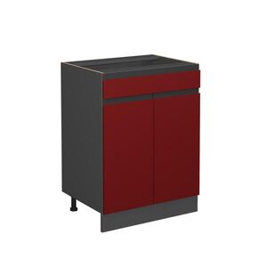Vicco SPODNÍ SKŘÍŇKA KUCHYŇSKÉ LINKY R-Line Červená 60 cm Tvar J, se zásuvkou, bez pracovní desky obraz