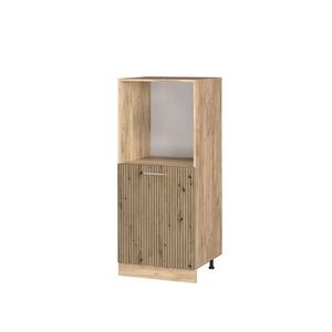 Vicco SKŘÍŇKA NA VESTAVĚNOU TROUBU R-Line Řemeslný dub 60 cm obraz