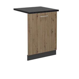 Vicco ČELNÍ PANEL MYČKY R-Line Řemeslný dub 60 cm , PD Antracit obraz