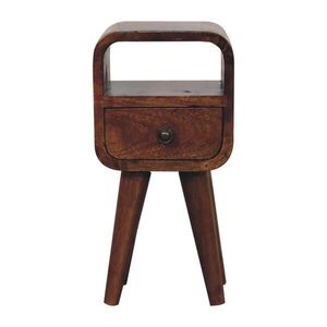 Artisan Furniture KONFERENČNÍ stolek z masivního dřeva, otevřený úložný prostor, severské nohy obraz