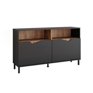 Vicco KREDENC Marelle Antracit/Artisan 140 x 81.3 cm se 2 dveřmi obraz