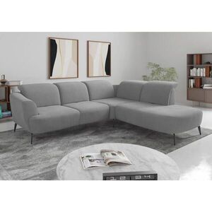 Sit & More ROHOVÁ SEDAČKA, textil, šedá obraz