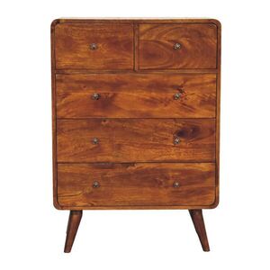 Artisan Furniture NOČNÍ stolek s jednou zásuvkou, nástěnný, 1 zásuvka, 1 otevřená přihrádka, hnědý obraz