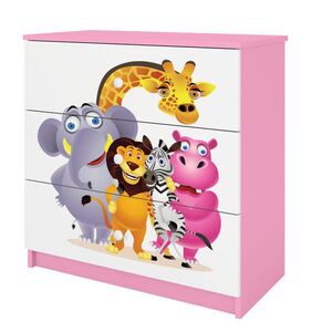 RAUMHIRSCH FURNITURE KOMODA Babydreams ZOO 81/81/41 obraz