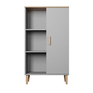 RAUMHIRSCH FURNITURE KNIHOVNA Denver šedá 80/120/35 cm obraz