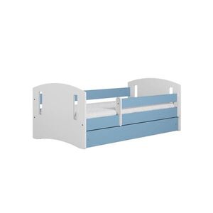 RAUMHIRSCH FURNITURE DĚTSKÁ POSTEL CLASSIC II se zásuvkou a matrací modrá 90/65/144 obraz