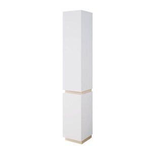 Vicco KOUPELNOVÁ SKŘÍŇKA Gloria Bílá 33 x 197.5 cm se 2 dvířky obraz