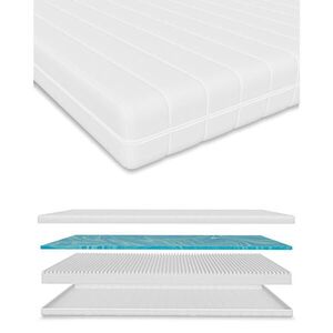 Schlaftroll GELOVÁ MATRACE 90x200 H2/H3 – 7 zón – Memory Foam vrstva – snímatelný a pratelný potah obraz