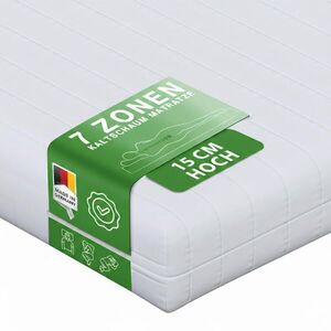 Schlaftroll MATRACE 200x200 H2/H3 – 7zónová matrace ze studené pěny, oboustranná, pratelný potah obraz