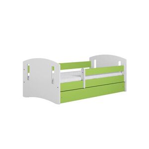 RAUMHIRSCH FURNITURE DĚTSKÁ POSTEL CLASSIC II se zásuvkou a matrací, zelená, 90/65/164 obraz