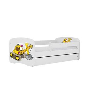 RAUMHIRSCH FURNITURE DĚTSKÁ POSTEL Bagr se zásuvkou a matrací 160/80 obraz
