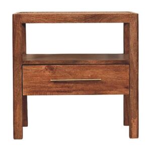 Artisan Furniture MEDIÁLNÍ SKŘÍŇKA Mini se zakřiveným tvarem, hnědá obraz